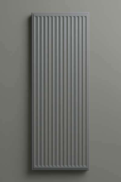 Дизайнерский вертикальный радиатор Stelrad Vertical 1800х500 21 тип графит Stelrad Vertical 1800х500 21 тип графіт фото